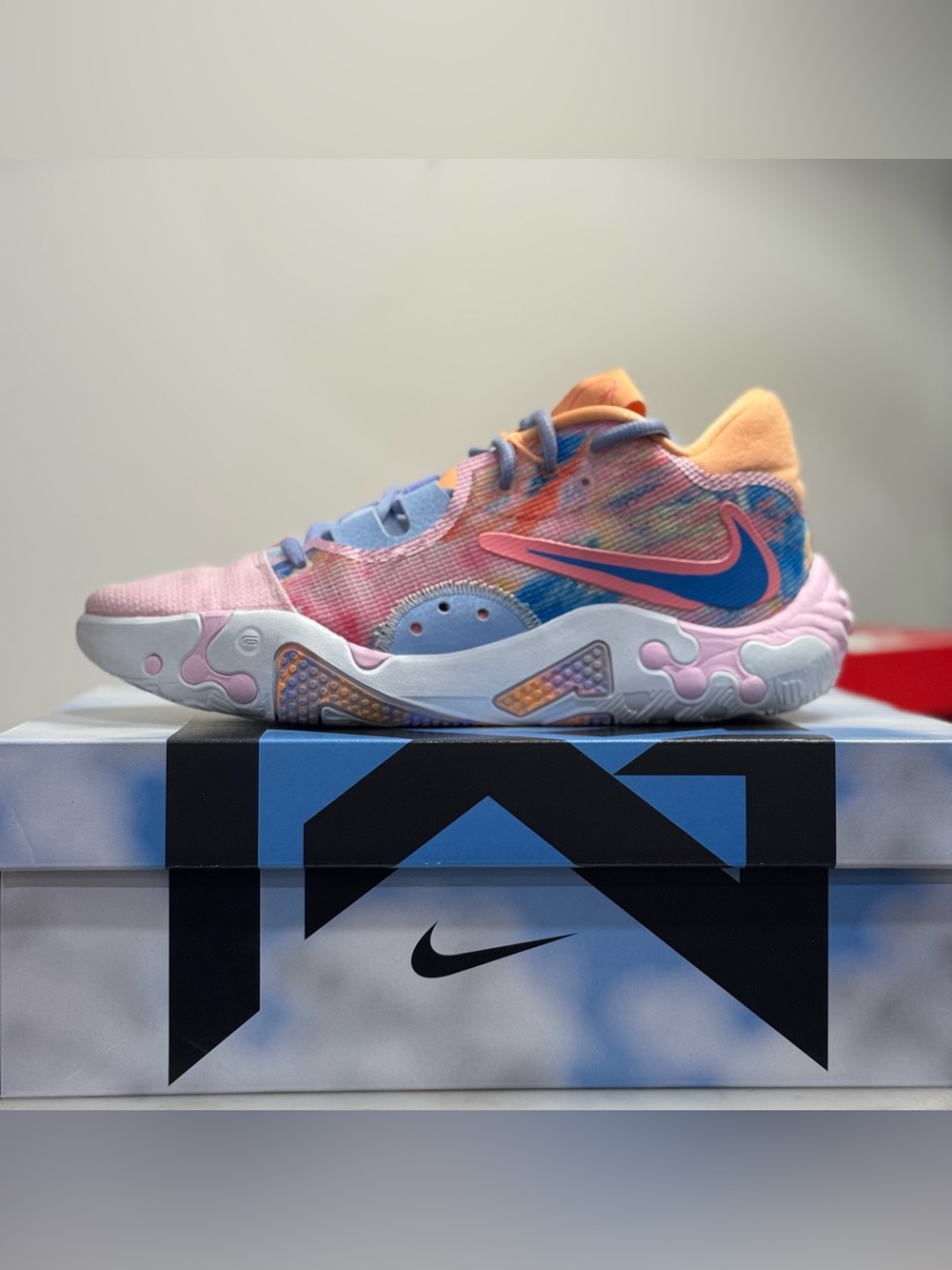 Nike PG 6 EP Painted Swoosh DO9824-100 With Original Box Size 10.5w 9men